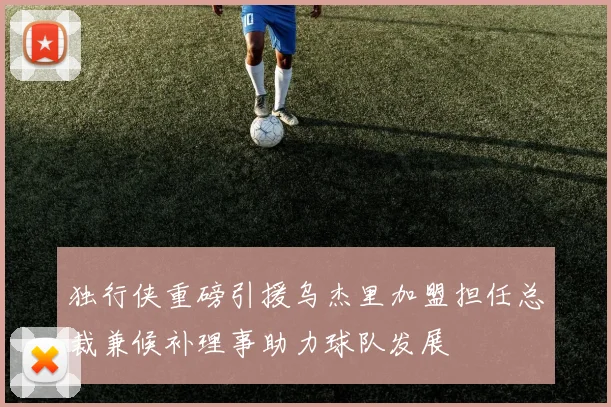 独行侠重磅引援乌杰里加盟担任总裁兼候补理事助力球队发展